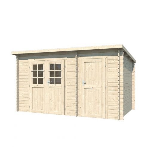 EDEN PARTENAIREJARDIN Abri de jardin Campanule en bois naturel sans plancher 180 x 180 x 214 cmAbri de jardin Anemone M en boi