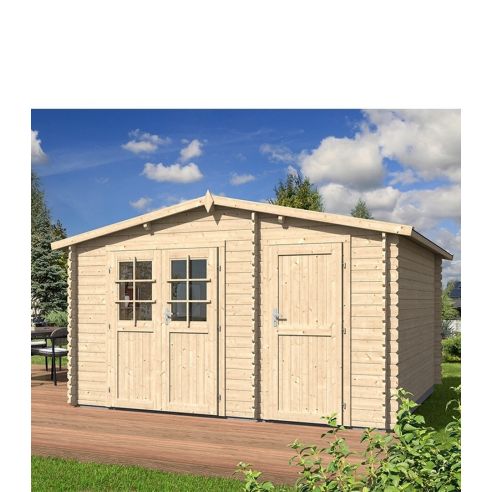 Eden Partenaire Jardin - Garage en bois double pente Basic