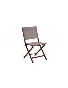 Achat CREADOR - Chaise pliante CENSO - Terracotta chiné - Aluminium