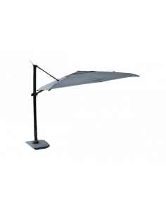 Achat MWH - Parasol déporté 3 x 3 m - Anthracite / Anthracite chiné - Aluminium