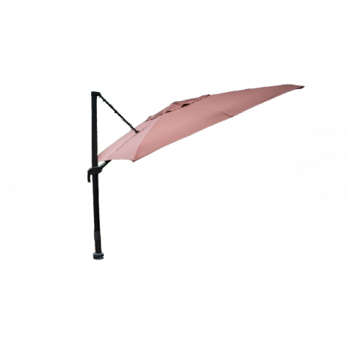 Achat MWH - Parasol déporté 3 x 3 m - Anthracite / Brique chiné - Aluminium