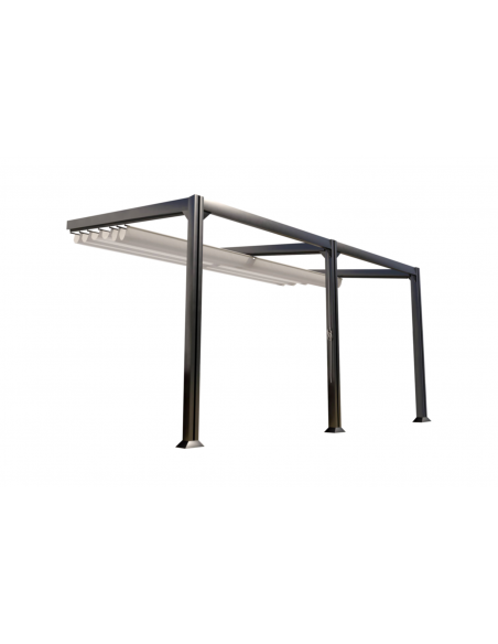 Achat COULEURS DU MONDE - Pergola adossée ANTIGUA - 3 x 4 mètres - Structure seule