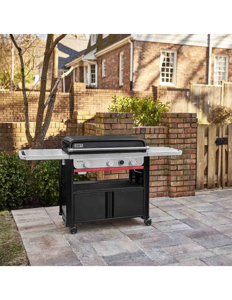 Achat WEBER - Plancha gaz Premium SLATE GPD 76 cm sur chariot