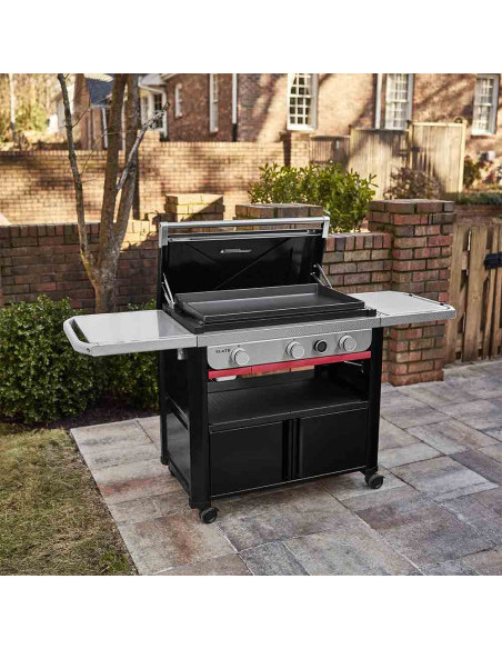 Achat WEBER - Plancha gaz Premium SLATE GPD 76 cm sur chariot