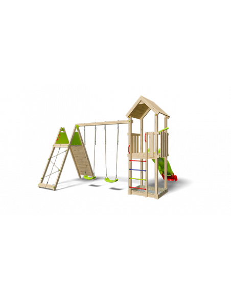 TRIGANO - Aire de jeux OLYMPIA XPLORER 2.84 m hauteur - Enfants 3 à 12 ans