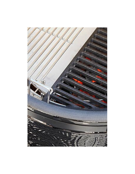 BARBECOOK - 2 Grilles demi-lune en fonte pour barbecue Kamal 53