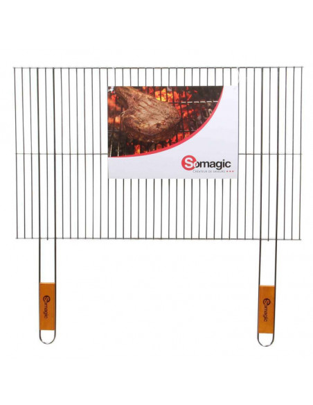 Achat SOMAGIC - Grille barbecue simple 67 x 40 cm