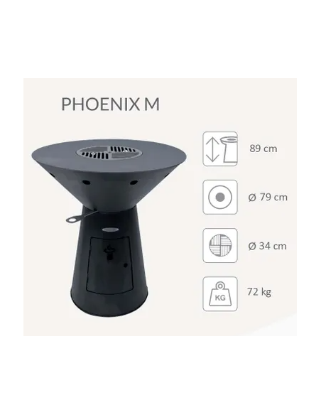 Achat REMUNDI - Brasero PHOENIX BLACK - Taille M