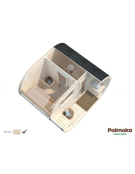 Sauna Anette 3 m² + 1.5 m²