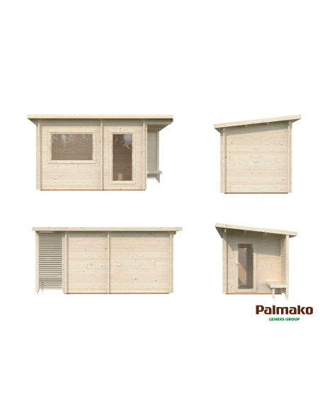 PALMAKO Sauna Sanna 6.8 m²