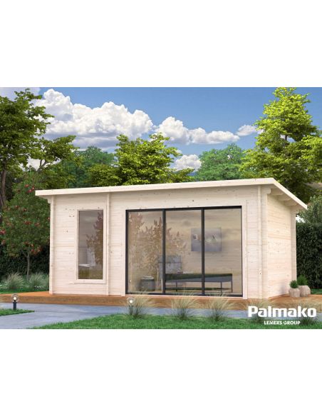 PALMAKO Sauna Sanna 12.8 m² Slide