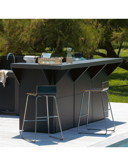 ENO - Kit comptoir 120 cm - Noir