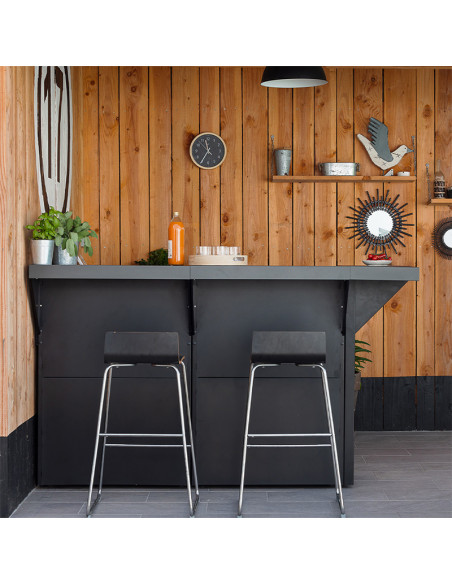 ENO - Kit comptoir 120 cm - Noir