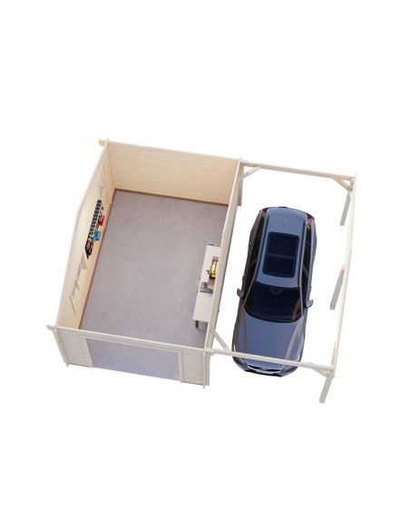 PALMAKO - Garage Roger 19 m² + 16.2 - 44 mm