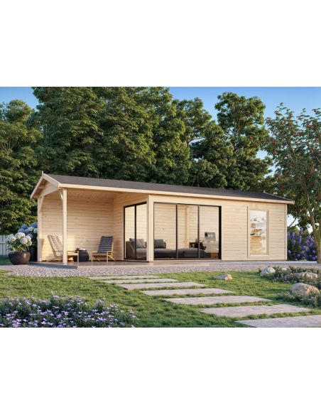PALMAKO - Abri de jardin Amanda 17.1 + 7.8 m²
