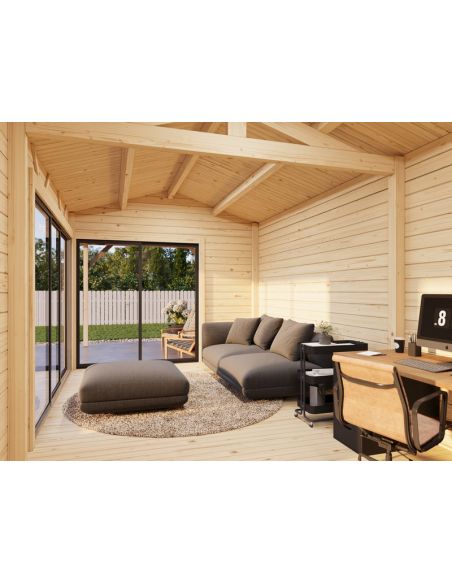 PALMAKO - Abri de jardin Amanda 17.1 + 7.8 m²