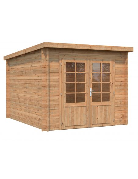 PALMAKO -Abri de jardin Ella 6.9 m² en bois - 28 mm