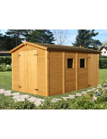 Abri de jardin Dan 10 m² avec plancher