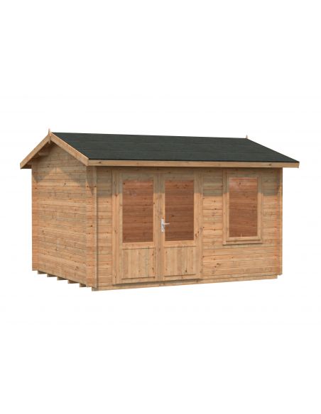 PALMAKO - Abri de jardin Iris 9.6 m² avec plancher - 28 mm