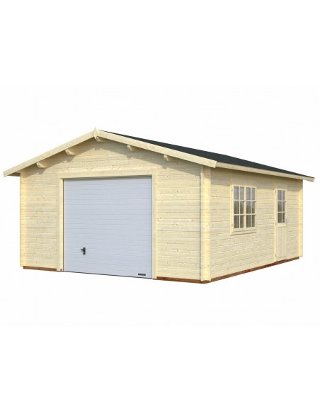 Garage Roger 25 m² au choix en bois massif  44 mm