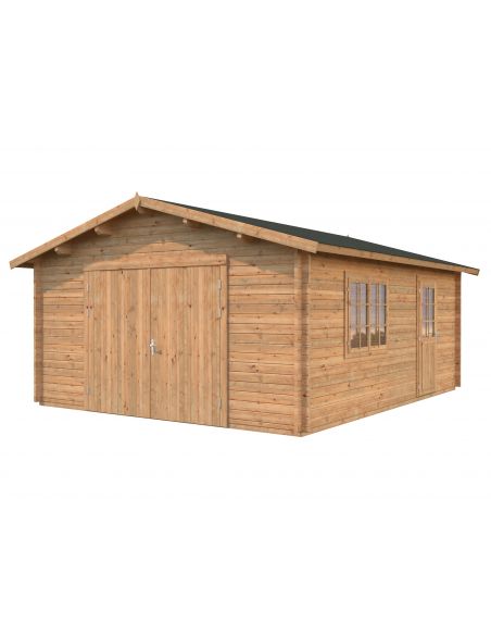 PALMAKO - Garage Roger 23.9 m² en bois - 44 mm