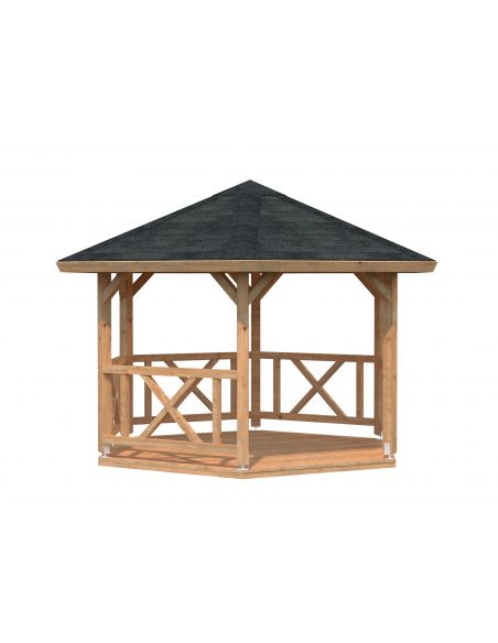 PALMAKO - Tonnelle de jardin Betty 9.9 m² 