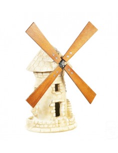 Moulin à Vent au choix avec roue patiné vieilli