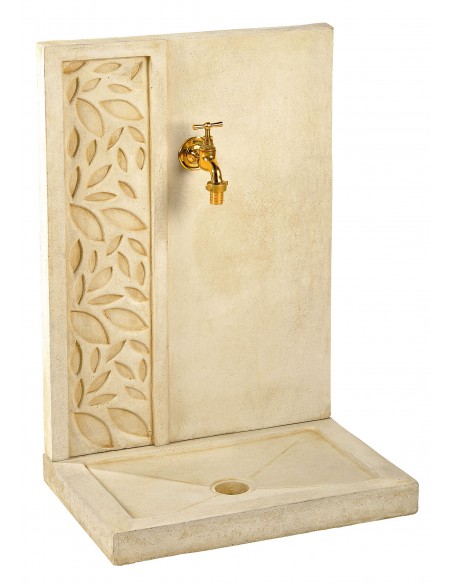 Fontaine feuille Ivoire ou Ardoise