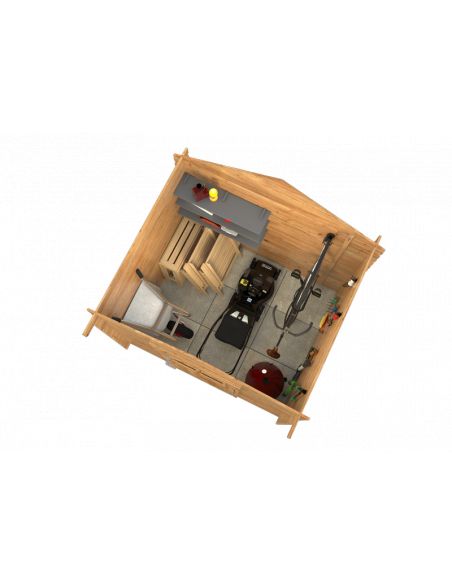 WHITE WOOD - Abri de jardin Pablo I 2.9 m² - 19 mm