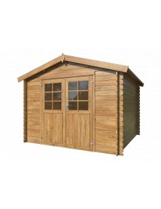 WHITE WOOD - Abri de jardin Valence II 7.3 m² - 28 mm