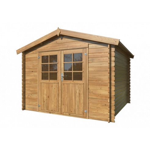 WHITE WOOD - Abri de jardin Valence II 7.3 m² - 28 mm
