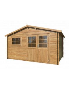 WHITE WOOD - Abri de jardin Bruges I 10.8 m² - 28 mm