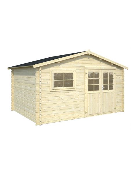 WHITE WOOD - Abri de jardin Bruges I 10.8 m² - 28 mm