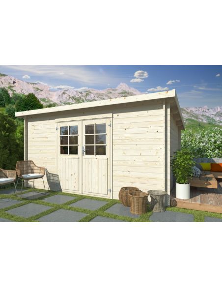 WHITE WOOD - Abri de jardin Lola II 10.4 m² - 28 mm