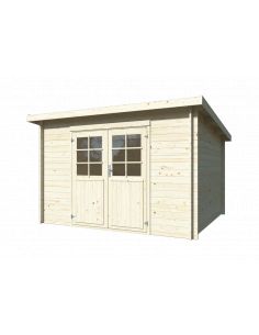 WHITE WOOD - Abri de jardin Lola I 8.1 m² - 28 mm
