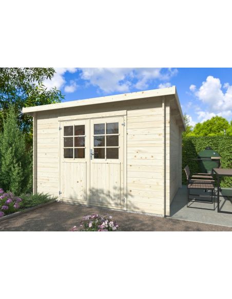 WHITE WOOD - Abri de jardin Lola I 8.1 m² - 28 mm 