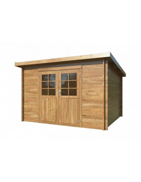 WHITE WOOD - Abri de jardin Lola I 8.1 m² - 28 mm 