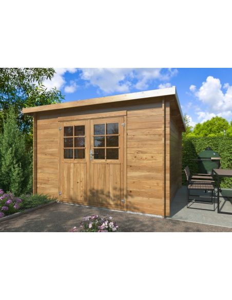 WHITE WOOD - Abri de jardin Lola I 8.1 m² - 28 mm 