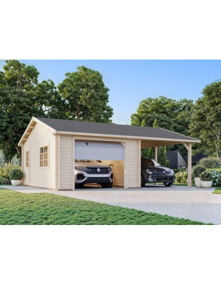 PALMAKO - Garage Roger 19 m² + 16.2 - Porte sectionnelle - 44 mm