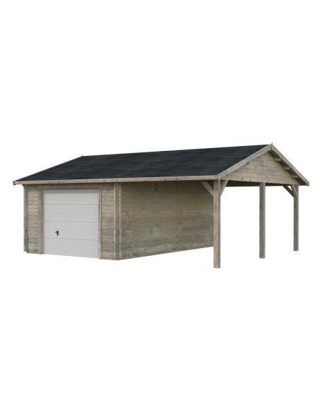PALMAKO - Garage Roger 19 m² + 16.2 - Porte sectionnelle - 44 mm