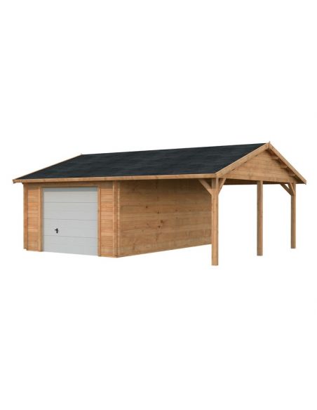 PALMAKO - Garage Roger 19 m² + 16.2 - Porte sectionnelle - 44 mm