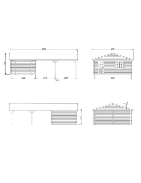 PALMAKO - Garage Roger 19 + 33.2 m² - 44 mm