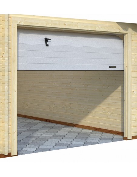 Garage Rasmus 19.8 m² au choix en bois massif  44 mm