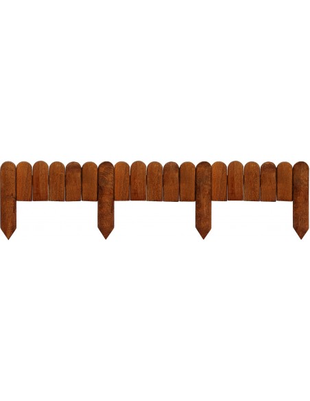 Bordure pleine en chêne 114x15/30 cm