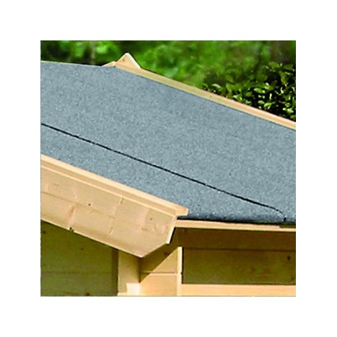 Couverture de toit bitumée noire dimensions au choix