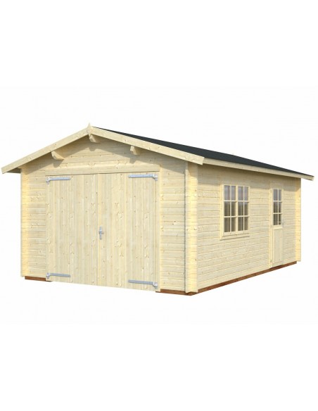Garage Roger 19.8 m² au choix en bois massif  44 mm