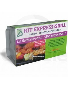 kit express grill - Charbon et allume feu - Delta