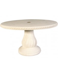 Achat Table Ovale 140 x 100 cm en pierre reconstituée - Hairie Grandon