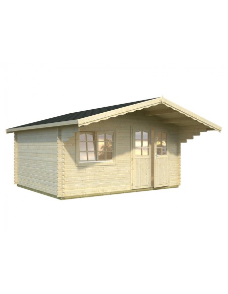 Abri de jardin Sally 16.2 m² avec plancher en bois massif 44 mm