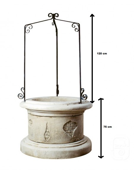 Puits Catalan Ø 100 cm + support H.193 cm